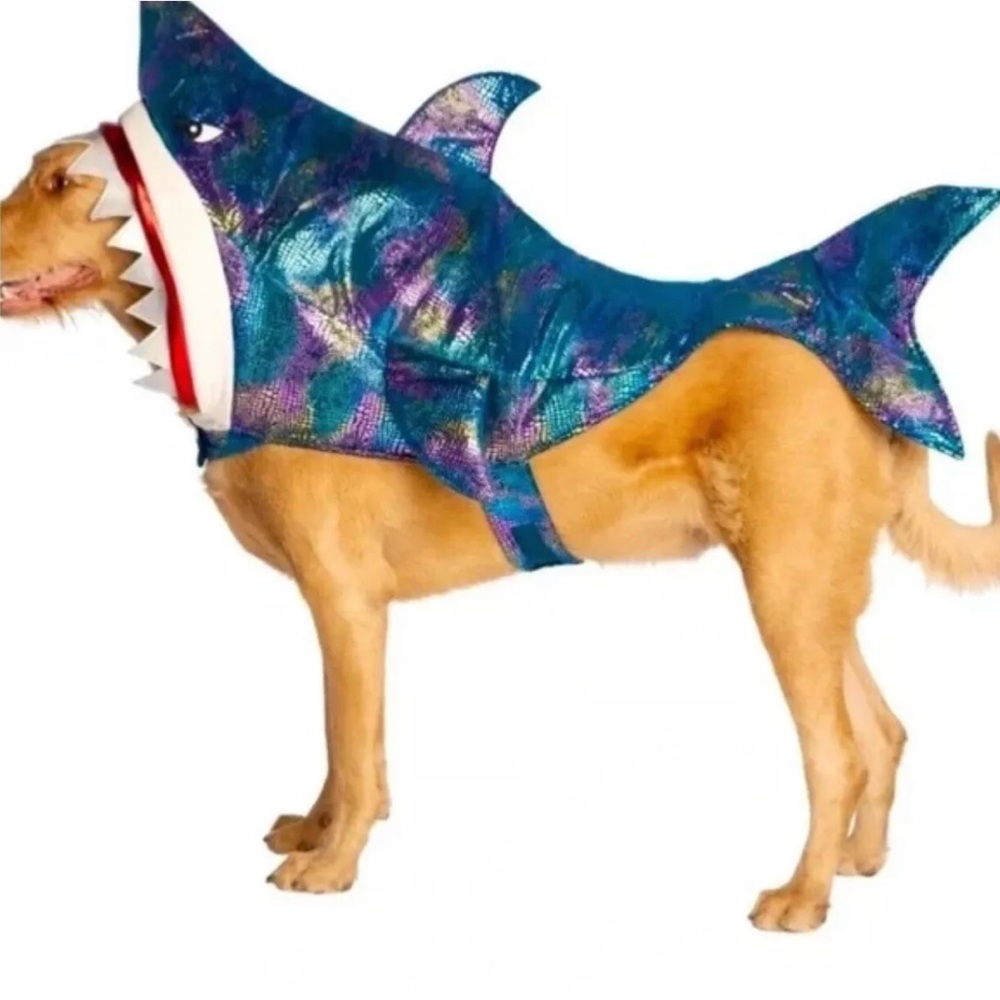 Thrill & Chills Blue Irredentist Shark Dog Costume